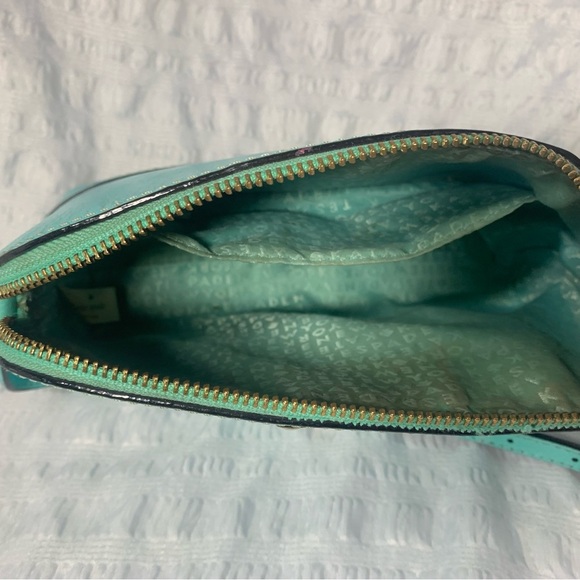 KATE SPADE - leather crossbody mini bag - mint color - Picture 3 of 13